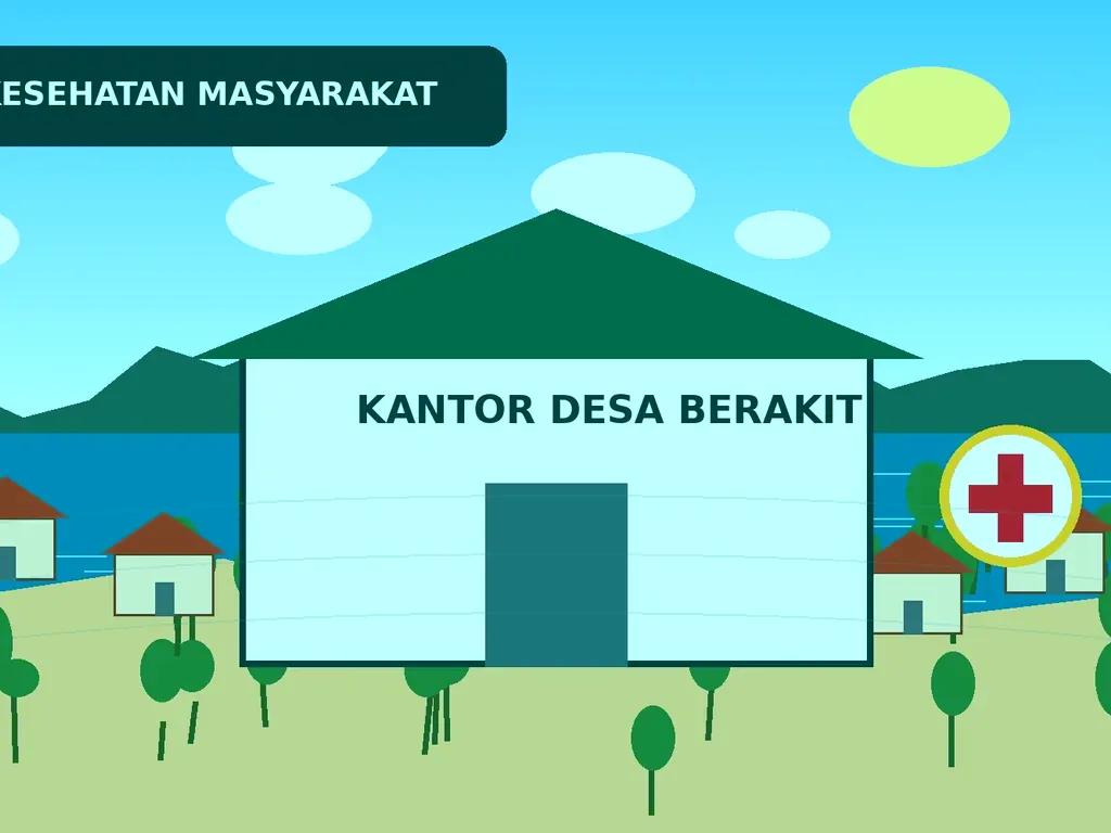 Ilustrasi Kesehatan & layanan dasar Desa Teluk Bakau