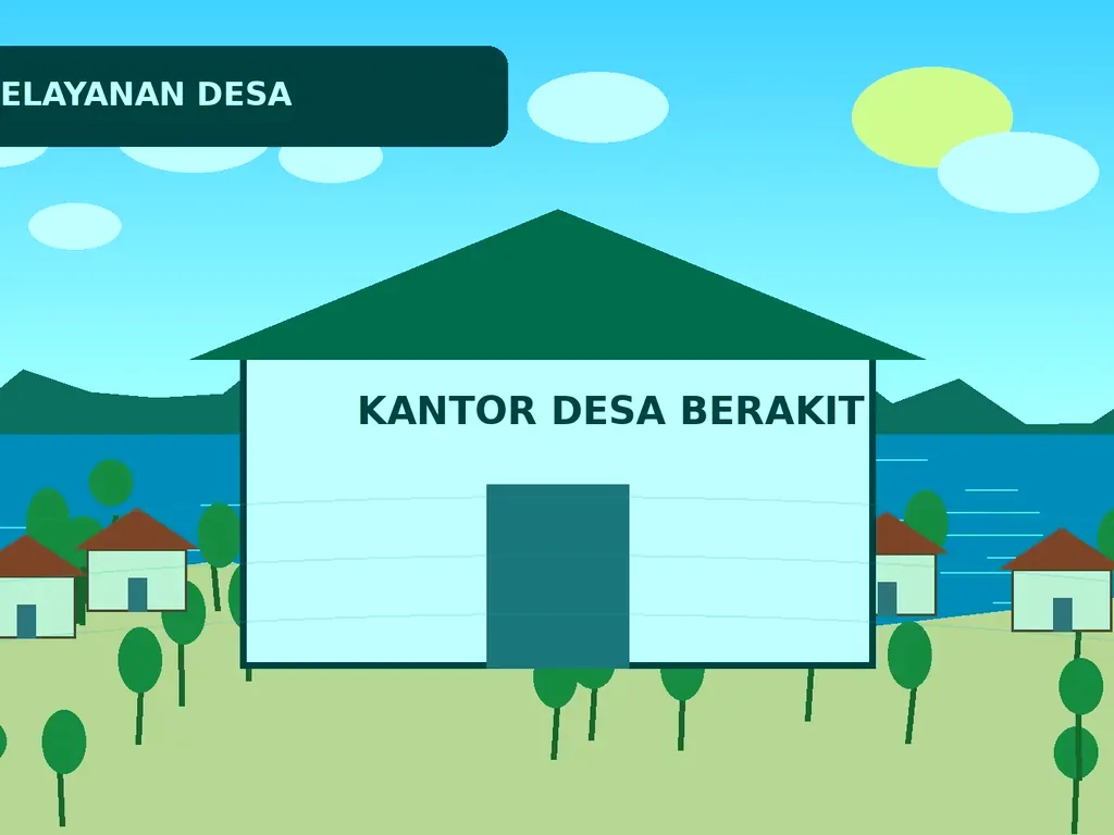 Ilustrasi pelayanan Pemerintah Desa Teluk Bakau