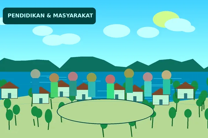 Ilustrasi Wisata & budaya pesisir Desa Teluk Bakau