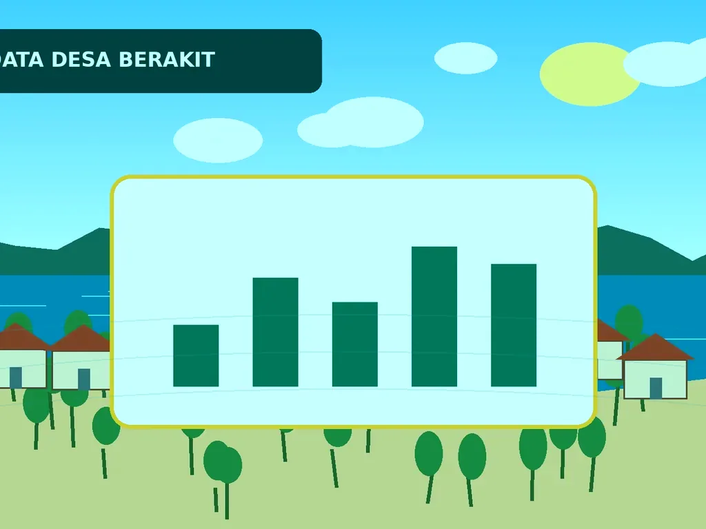 Ilustrasi data penduduk Desa Teluk Bakau